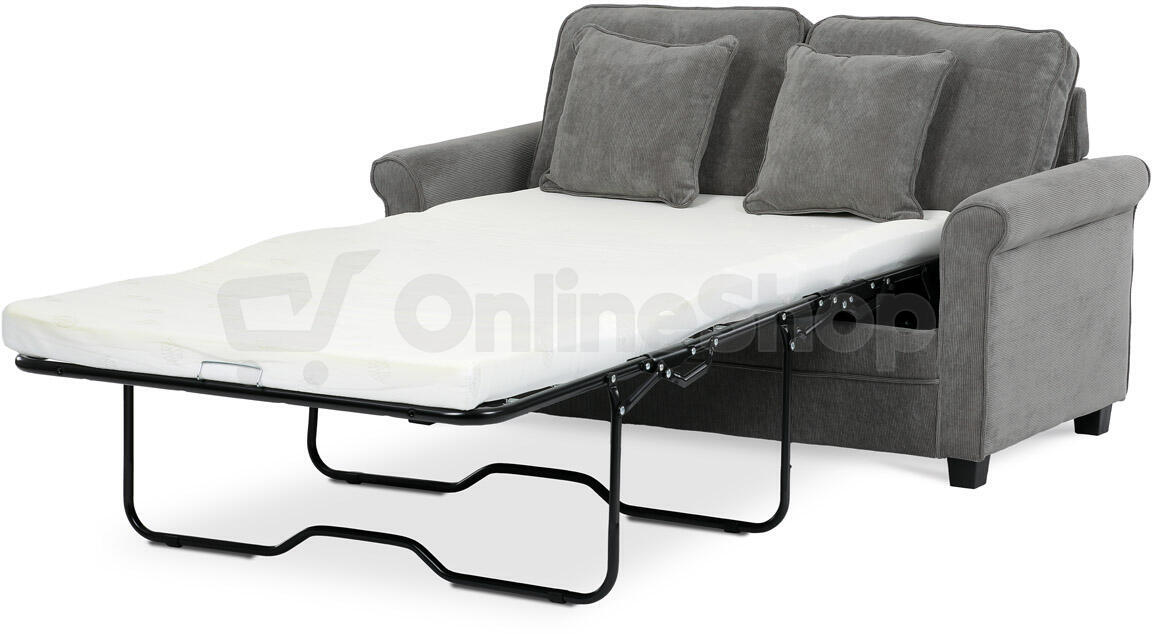 Dvoumístná pohovka, šedá, manšestrová látka, ASB-4170 GREY2 Autronic
