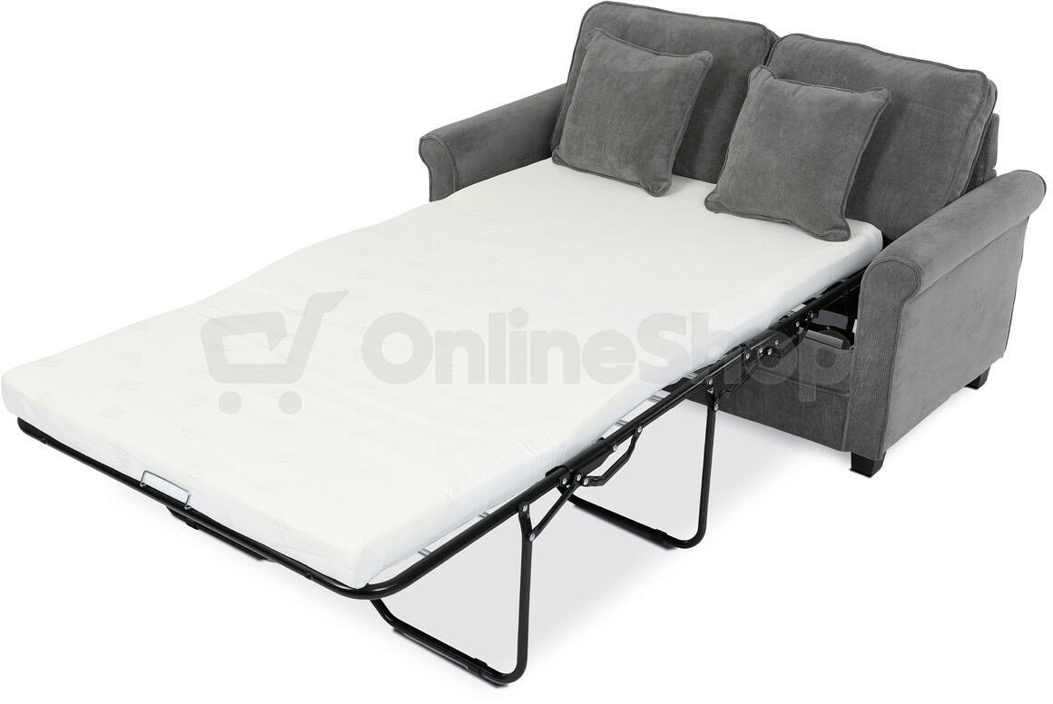 Dvoumístná pohovka, šedá, manšestrová látka, ASB-4170 GREY2 Autronic