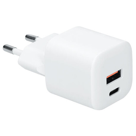 Rychlonabíječka Solight USB-C + USB-A GaN 20W