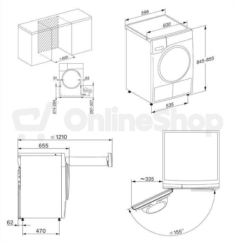 SET Pračka Miele WWA120 WCS 8kg Active + Sušička prádla Miele TWA520WP