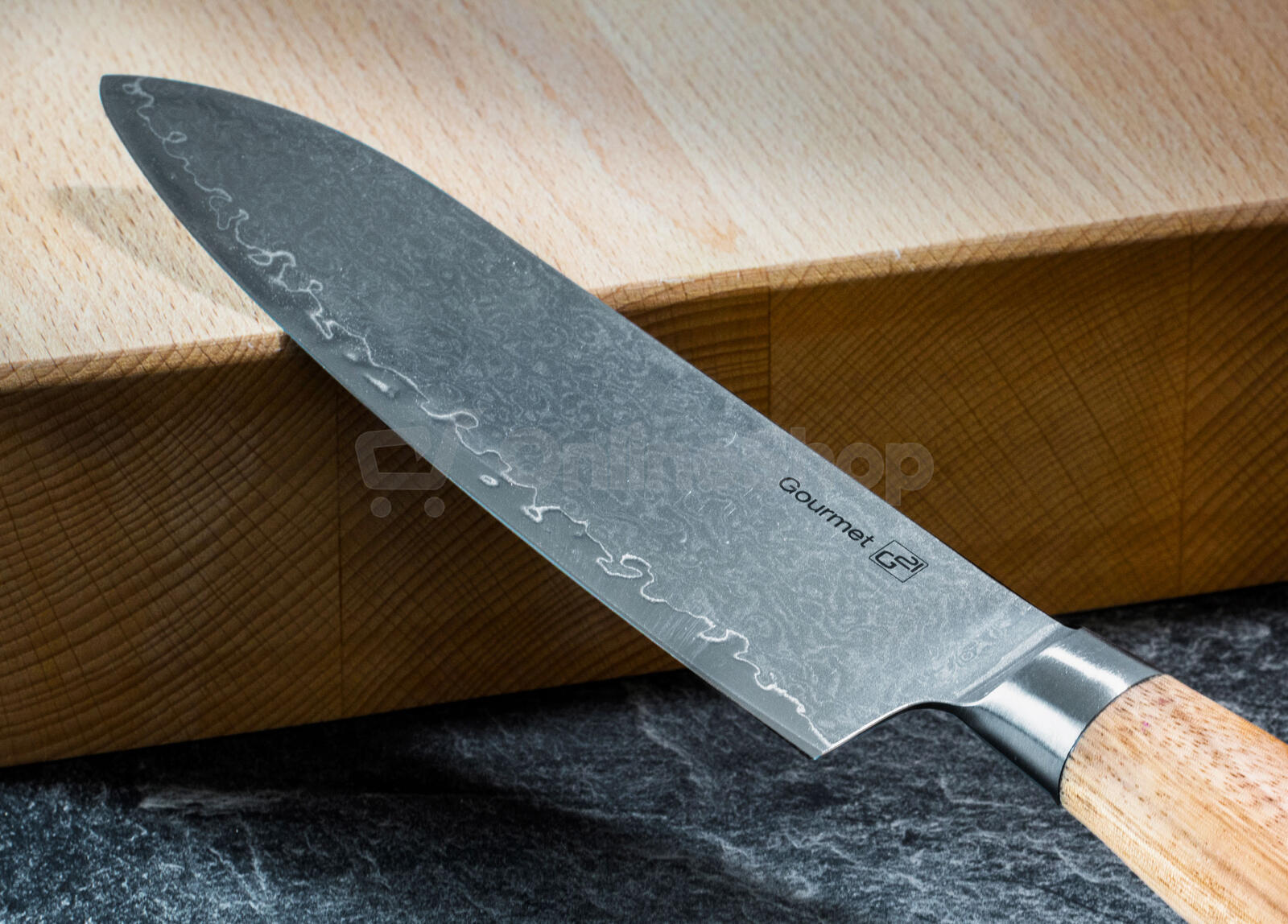Nůž G21 Gourmet Damascus 18 cm, rukojeť zebrawood