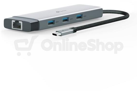 Dokovací stanice TP-Link UH9120C USB-C, HDMI, RJ45, 1x USB C, 3x USB, čtečka SD/microSD, PD 100W