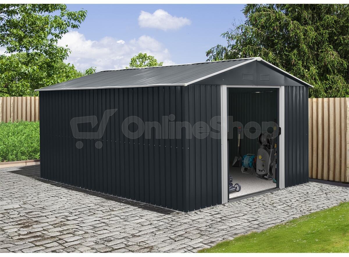 Zahradní domek Riwall PRO RMSA 12x10, antracit