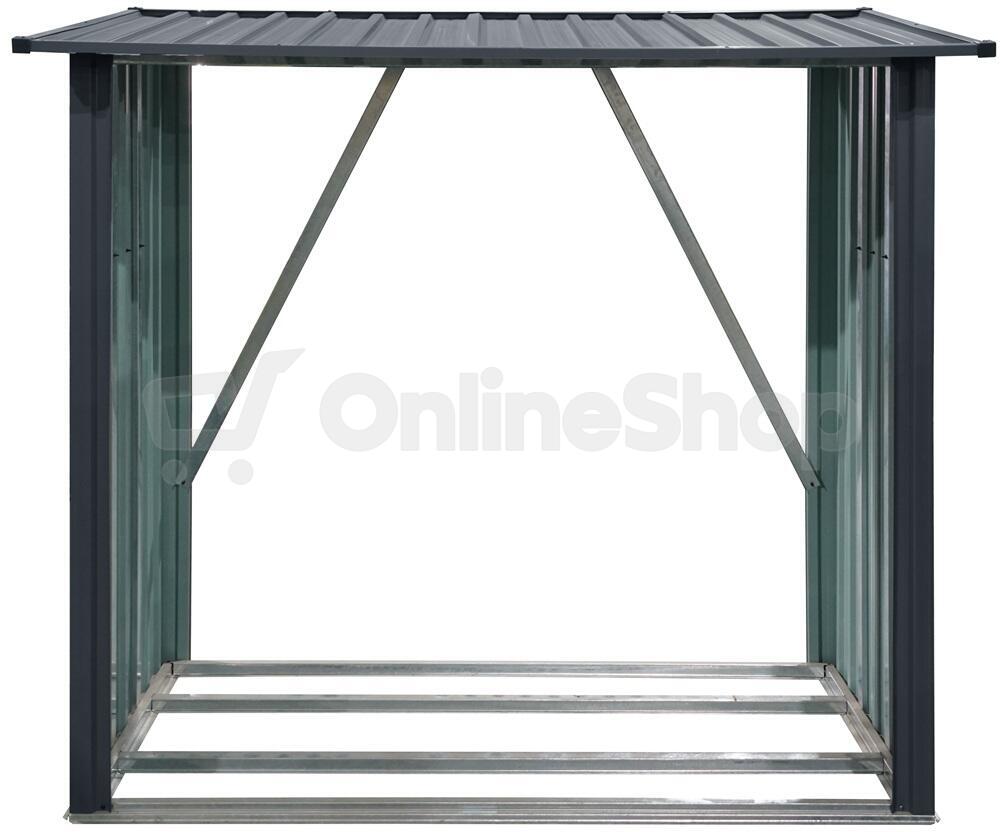 Dřevník Riwall PRO RMWS 3×7 m WS-B1-A, antracit