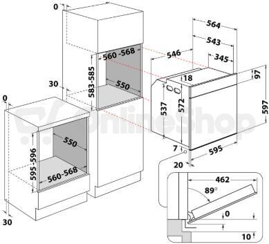 Trouba Whirlpool WOI118PT2SSMA