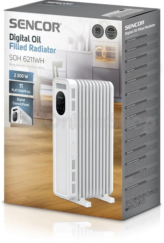 Olejový radiátor Sencor SOH 6211WH