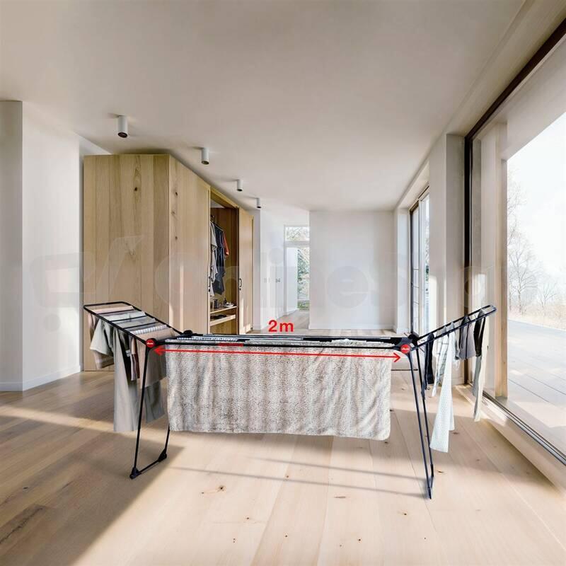 Sušák na prádlo VILEDA Infinity Flex 178872 30 m Black