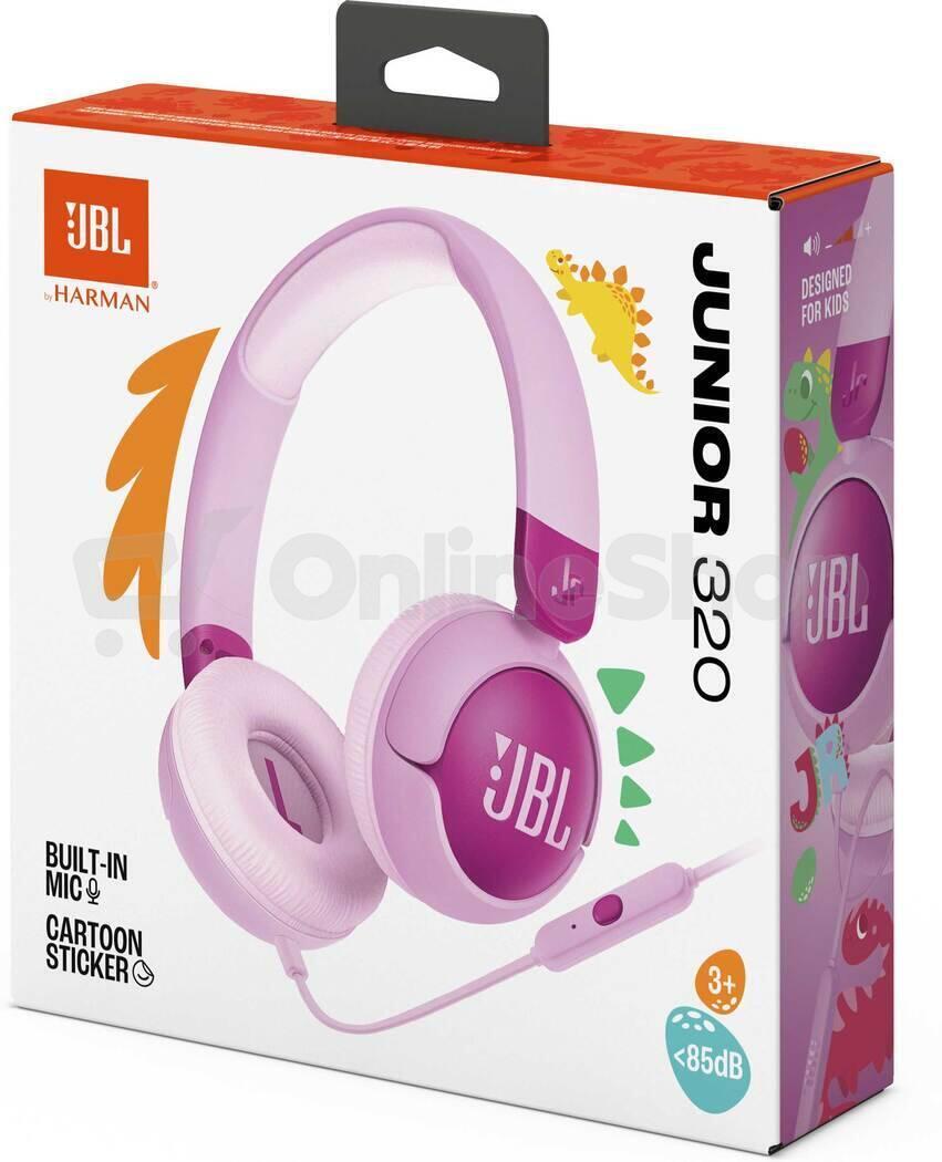 Sluchátka JBL JR320, fialová