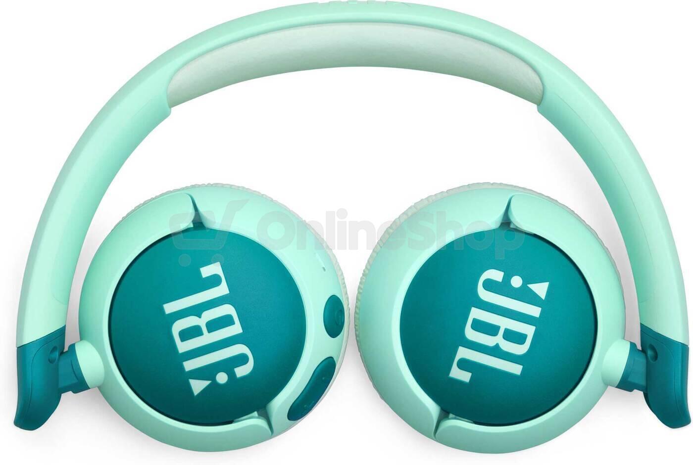 Bezdrátová sluchátka JBL JR320BT, zelená