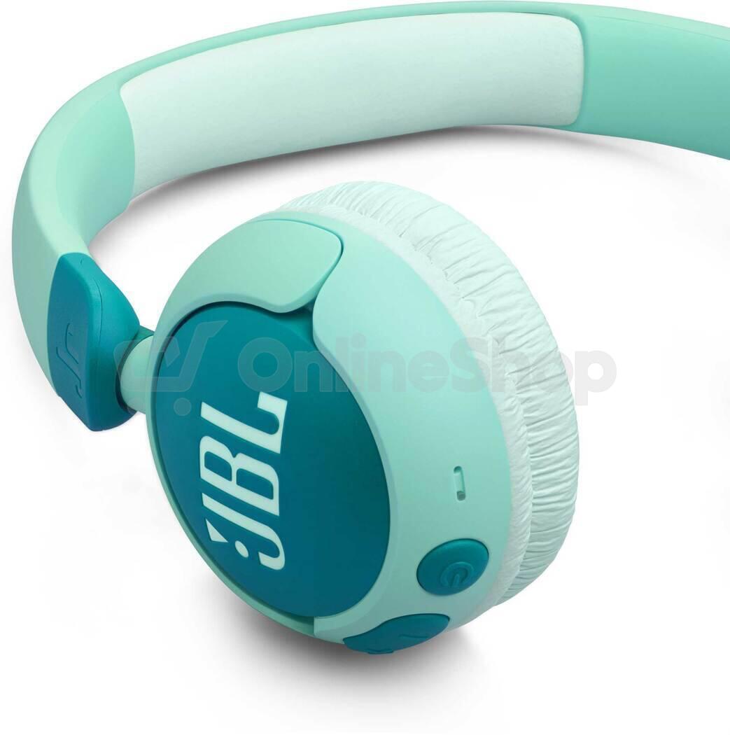 Bezdrátová sluchátka JBL JR320BT, zelená