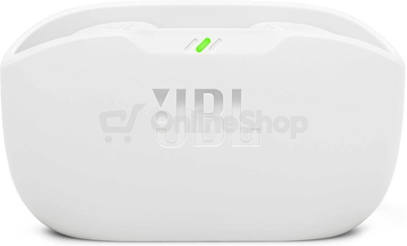 Bezdrátová sluchátka JBL Wave Buds 2, bílá