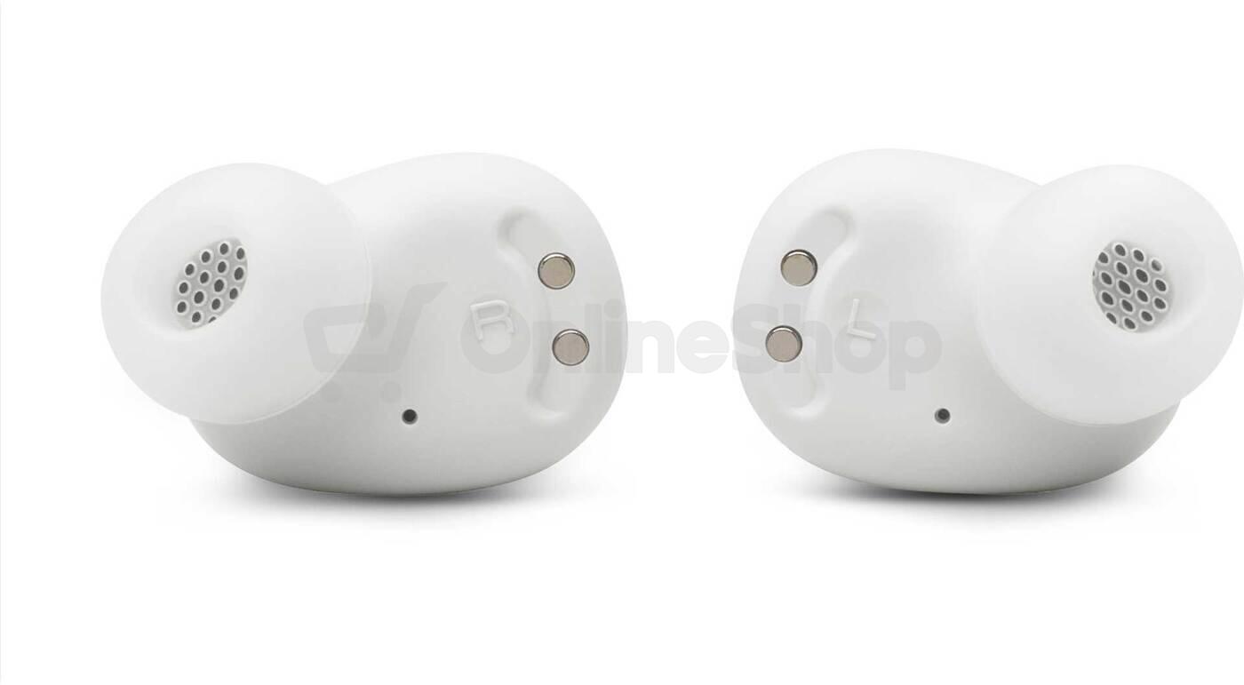 Bezdrátová sluchátka JBL Wave Buds 2, bílá