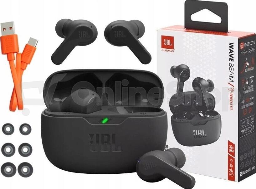 Bezdrátová sluchátka JBL Wave Beam2 Black