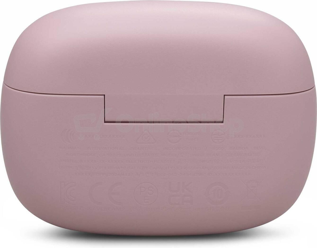 Bezdrátová sluchátka JBL Wave Beam2 Pink