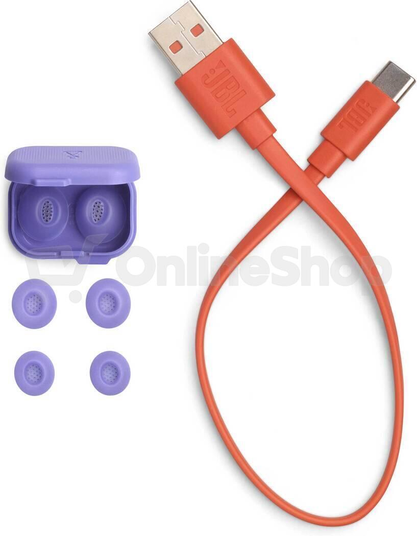 Bezdrátová sluchátka JBL Tune Flex 2 Ghost Purple