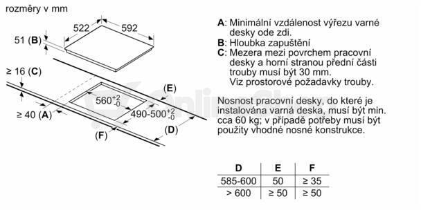Indukční deska Bosch PVQ611BB6E Serie 4