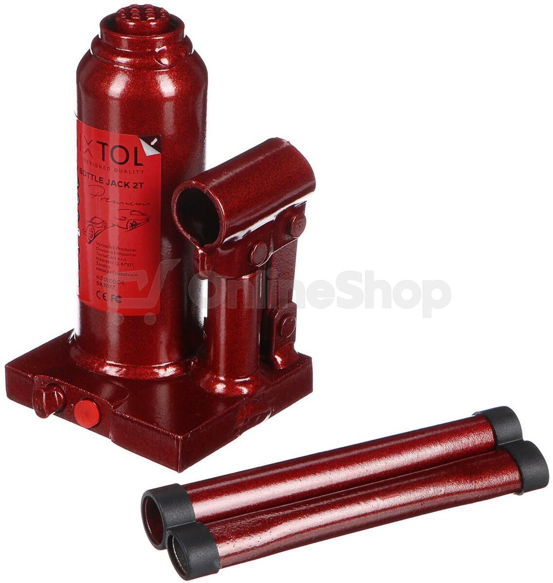 Hydraulický zvedák panenka SX BOTTLE JACK PREMIUM 2T SIXTOL