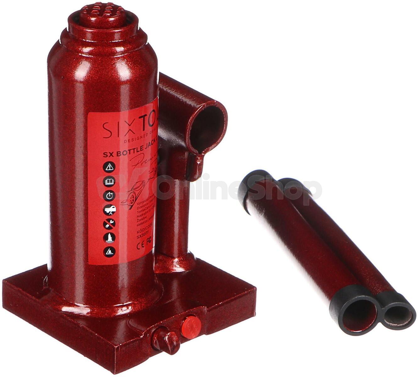 Hydraulický zvedák panenka SX BOTTLE JACK PREMIUM 2T SIXTOL