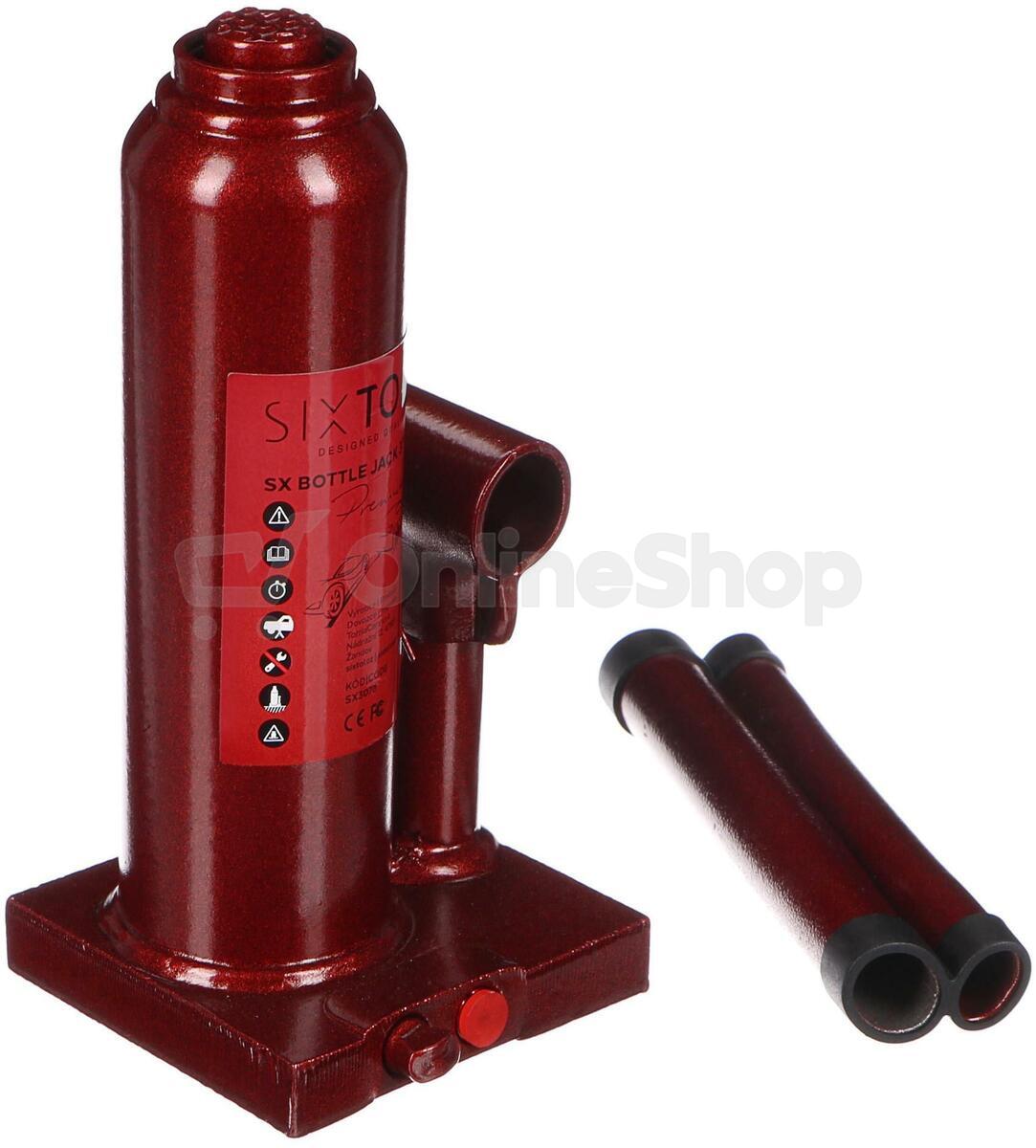Hydraulický zvedák panenka SX BOTTLE JACK PREMIUM 3T SIXTOL