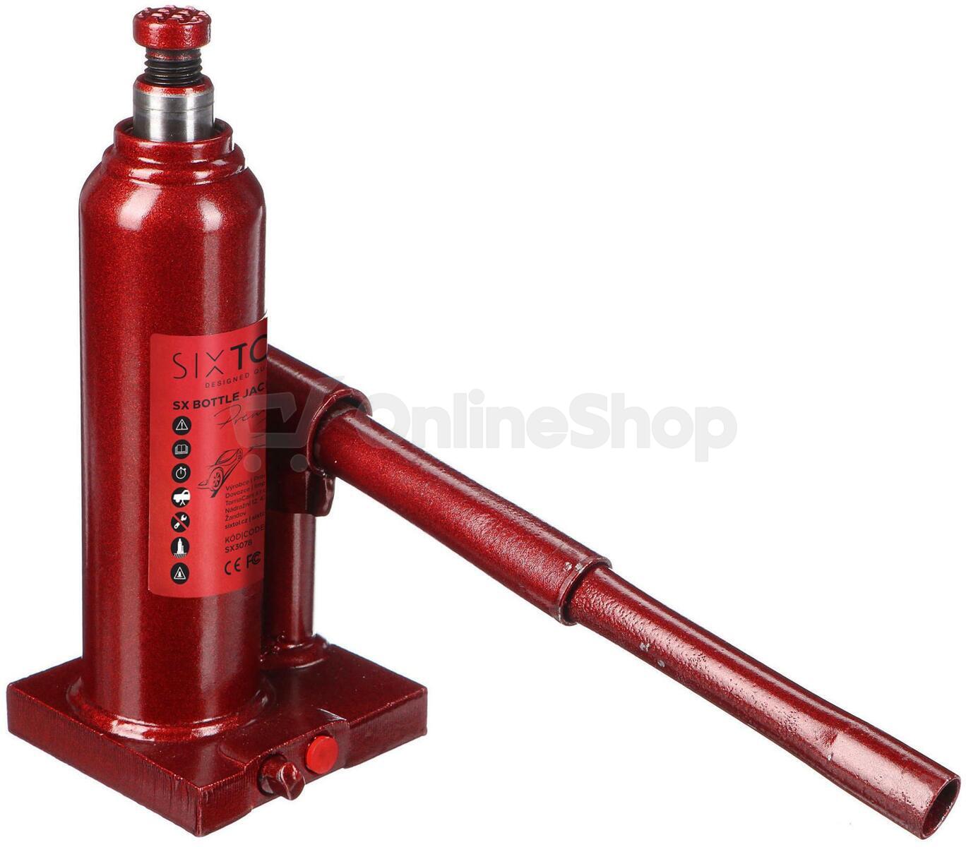 Hydraulický zvedák panenka SX BOTTLE JACK PREMIUM 3T SIXTOL