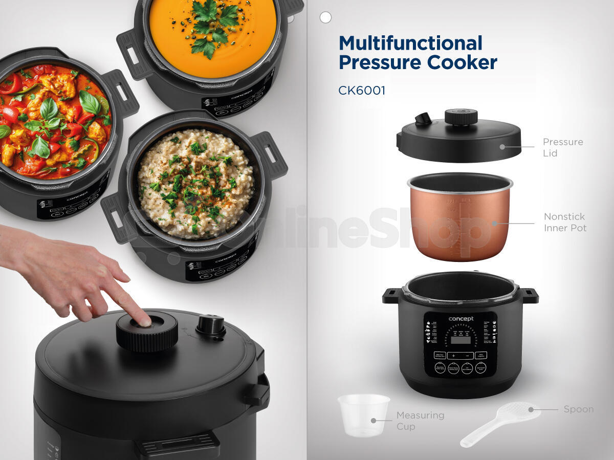 Concept Multifunkční tlakový hrnec CK6001