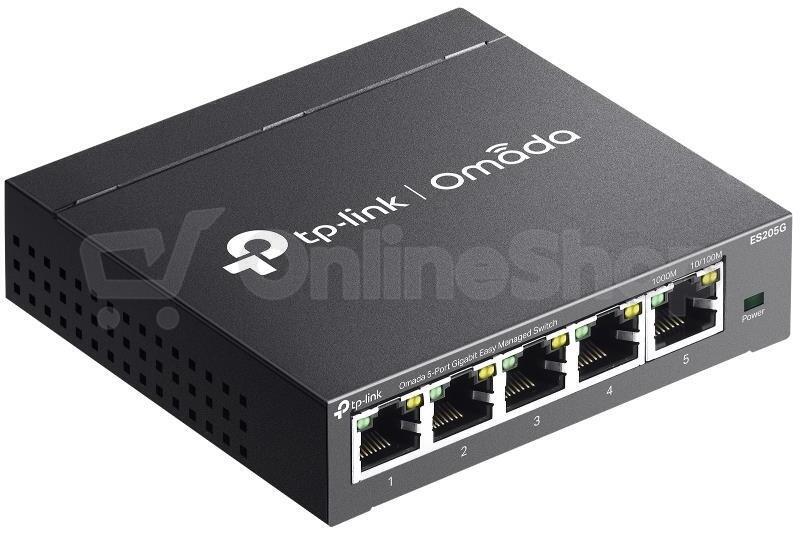 TP-Link OMADA switch ES205G (5xGbE,fanless)