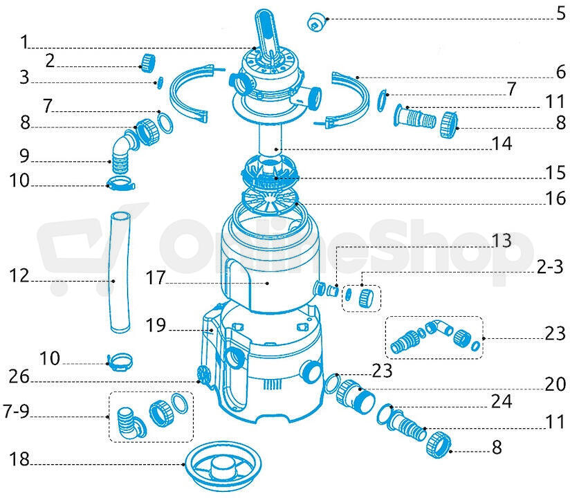 Marimex nádoba pro filtraci Prostar Plus 2 a ProStar 2000 (10604295)