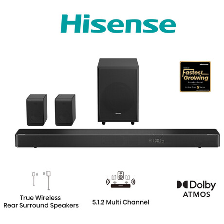 SET UHD QLED TV Hisense 85U7NQ + HISENSE AX5125H