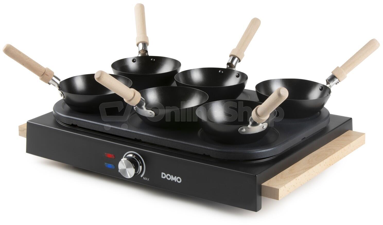 Elektrický lívanečník a WOK - 2v1 - DOMO DO8719W
