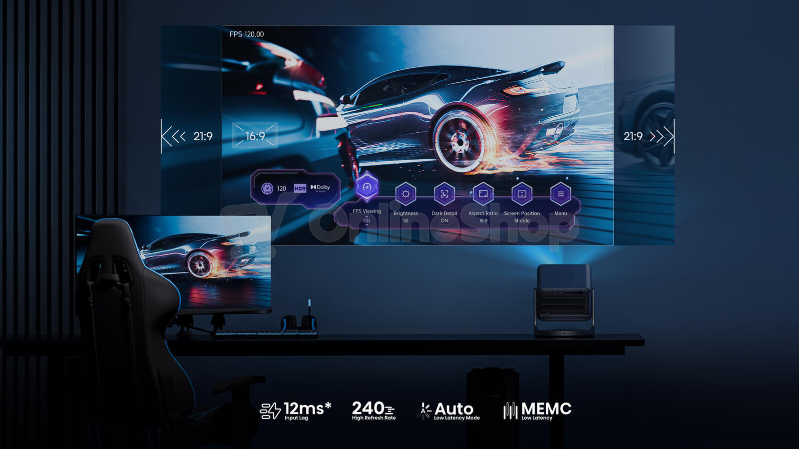 Smart mini projektor Hisense C2 Ultra