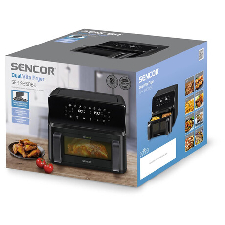 Duln horkovzdun fritza Sencor SFR 9650BK