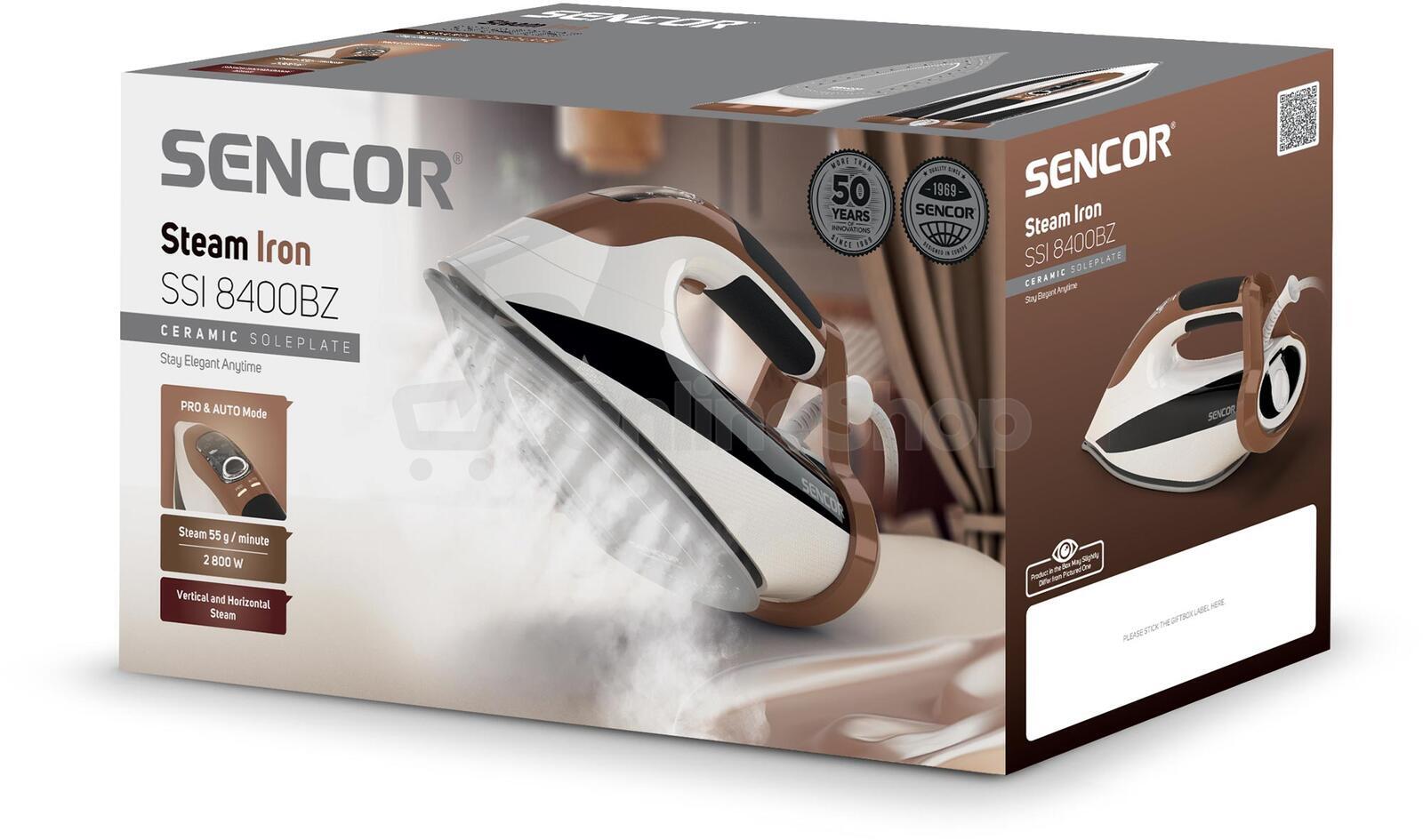 Napařovací žehlička Sencor SSI 8400BZ