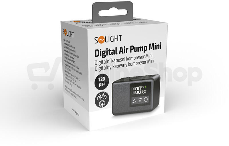 Digitální kapesní kompresor Solight mini