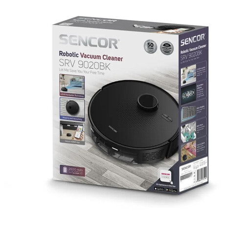 Robotick vysava 2v1 Sencor SRV 9020BK