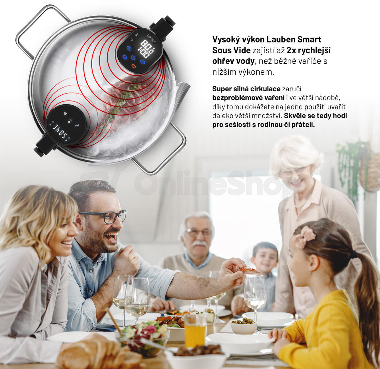 Sous Vide Lauben Smart Sous Vide 1200SB