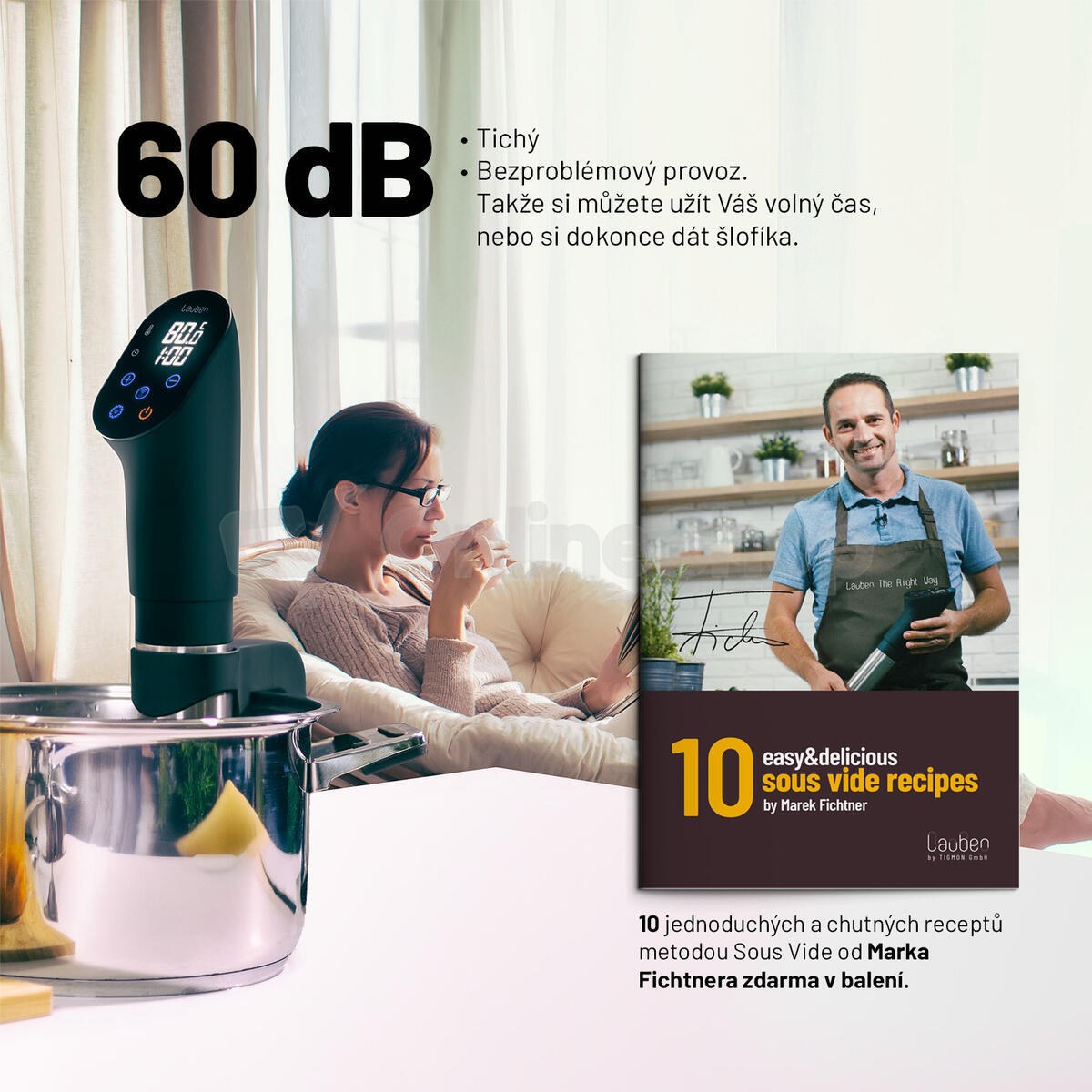 Sous Vide Lauben Smart Sous Vide 1200SB