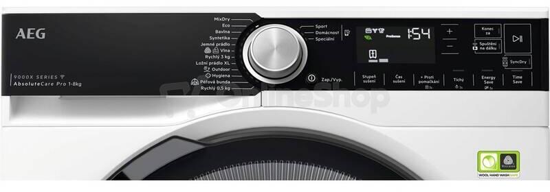 Sušička prádla AEG 9000 AbsoluteCare® Plus 3DScan TR9586CC