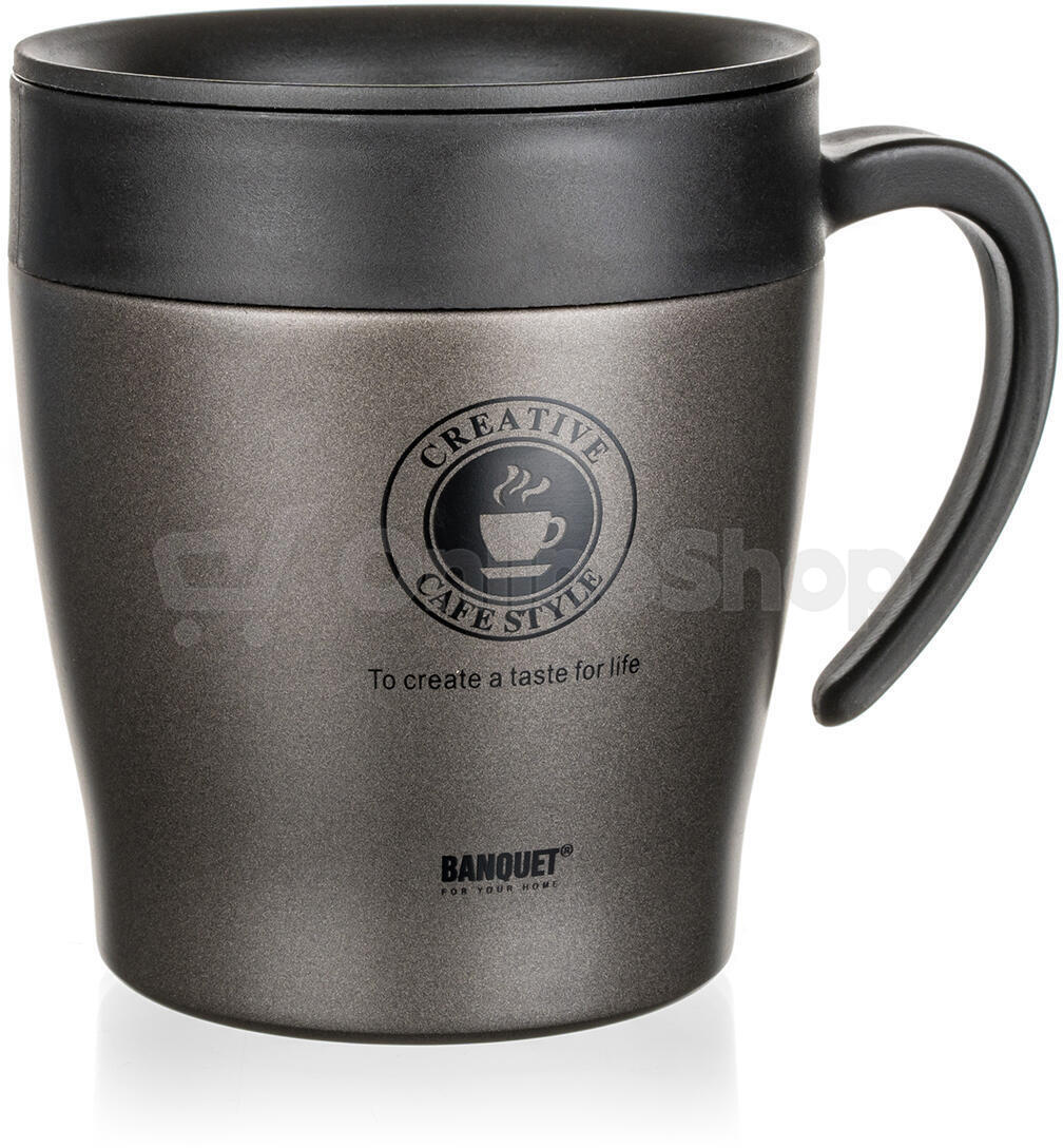 Termohrnek BANQUET TAZZA 330 ml, antracit