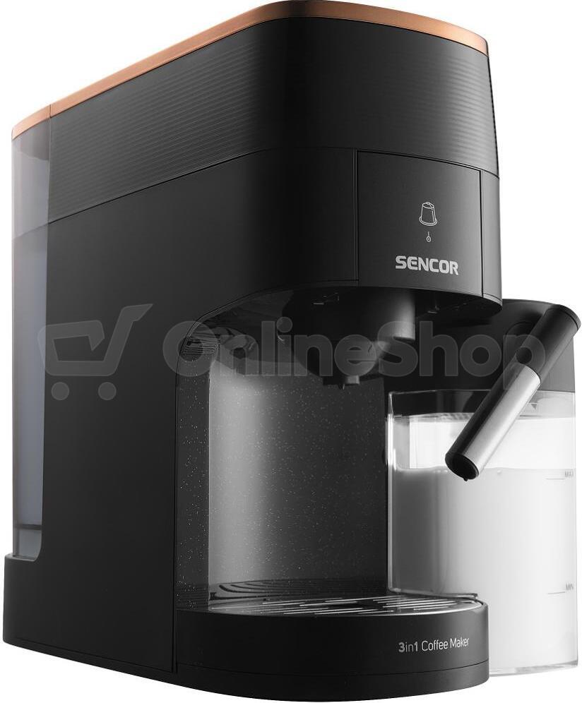 Kávovar na kapsle Sencor SCC 3000BK MARCO POLO, černý