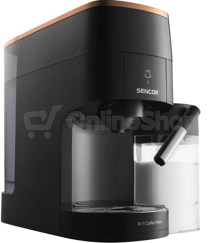 Kávovar na kapsle Sencor SCC 3000BK MARCO POLO, černý