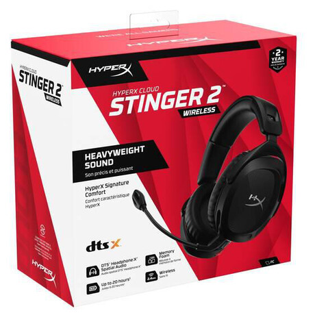 HyperX Cloud Stinger 2 / Stereo / ANC / USB / Bezdrát / Černá (676A2AA)