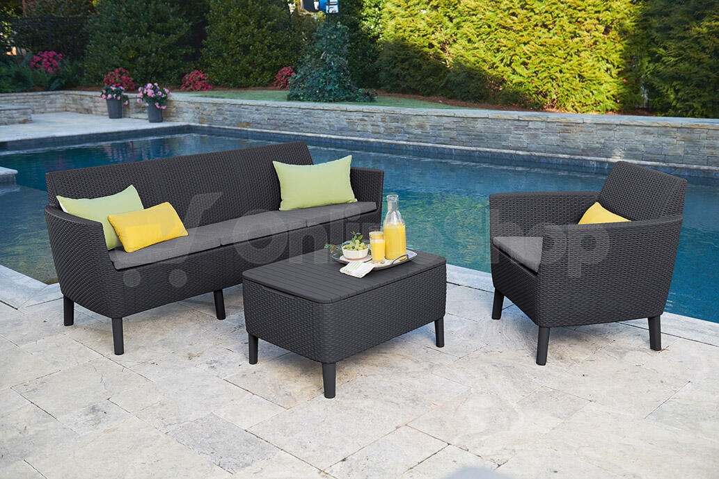 KETER SALEMO 3 seater - grafit