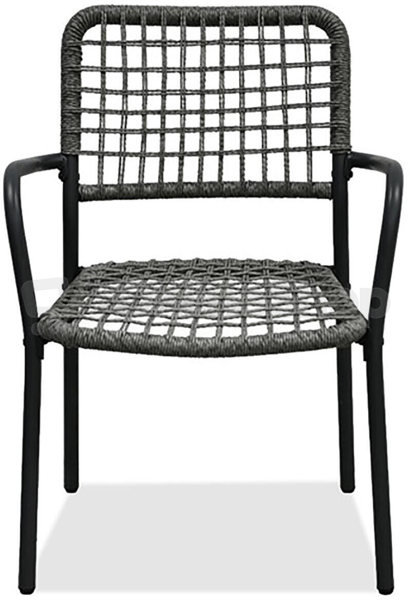 Balkónový set, kov, polyratan, šedá, AZ-L1103 GREY Autronic
