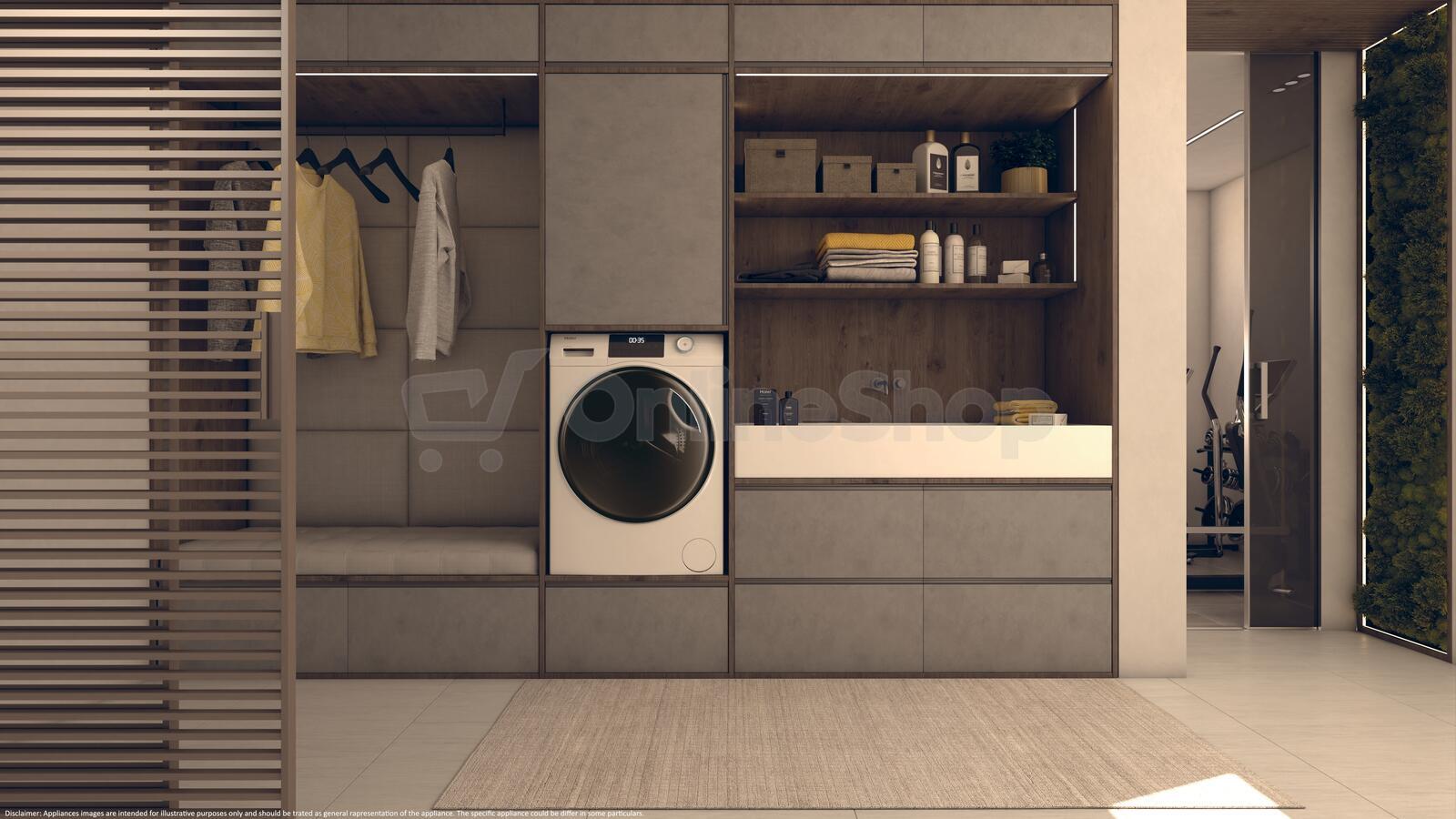 Pračka se sušičkou Haier HWD80-BP14929A-S