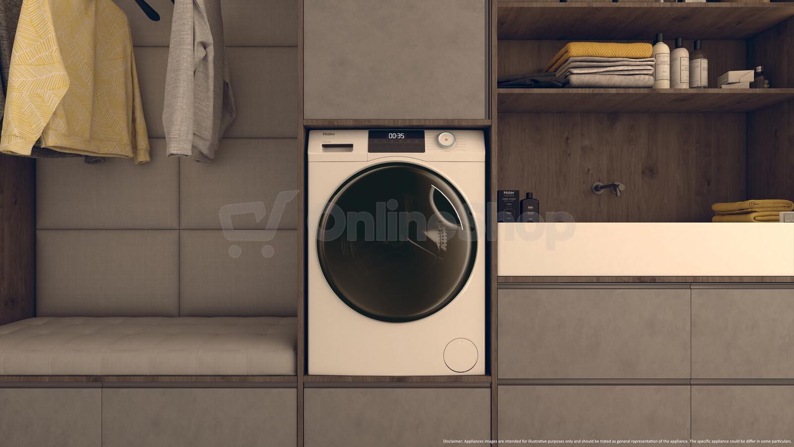 Pračka se sušičkou Haier HWD80-BP14929A-S