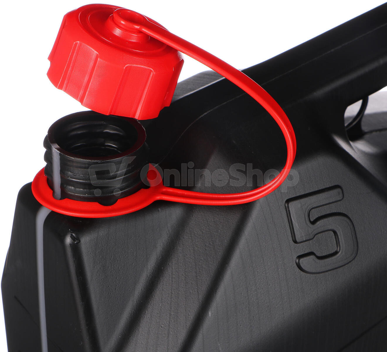 Kanystr plastový MECHANIC FUEL CANISTER 5L, černý SIXTOL