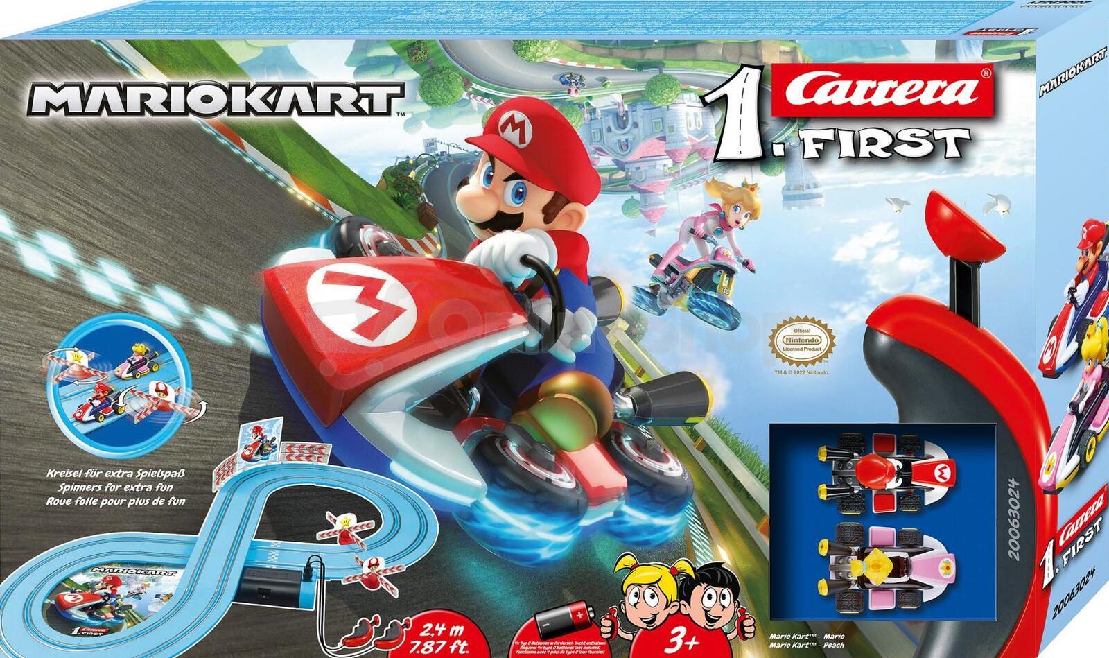 Autodráha Conquest Carrera First Mario Nintendo 2,4m + 2 auta