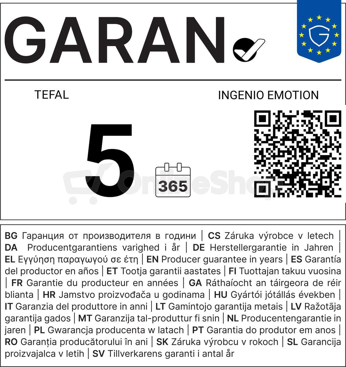 Sada nádobí Tefal L8964S44 INGENIO Emotion