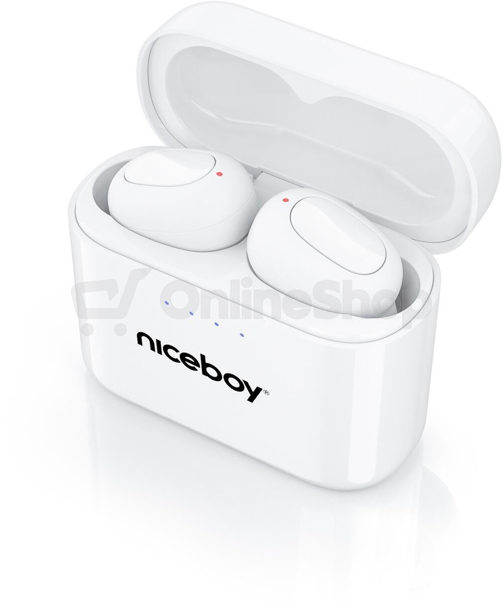 Bezdrátová sluchátka Niceboy Podsie 4 White