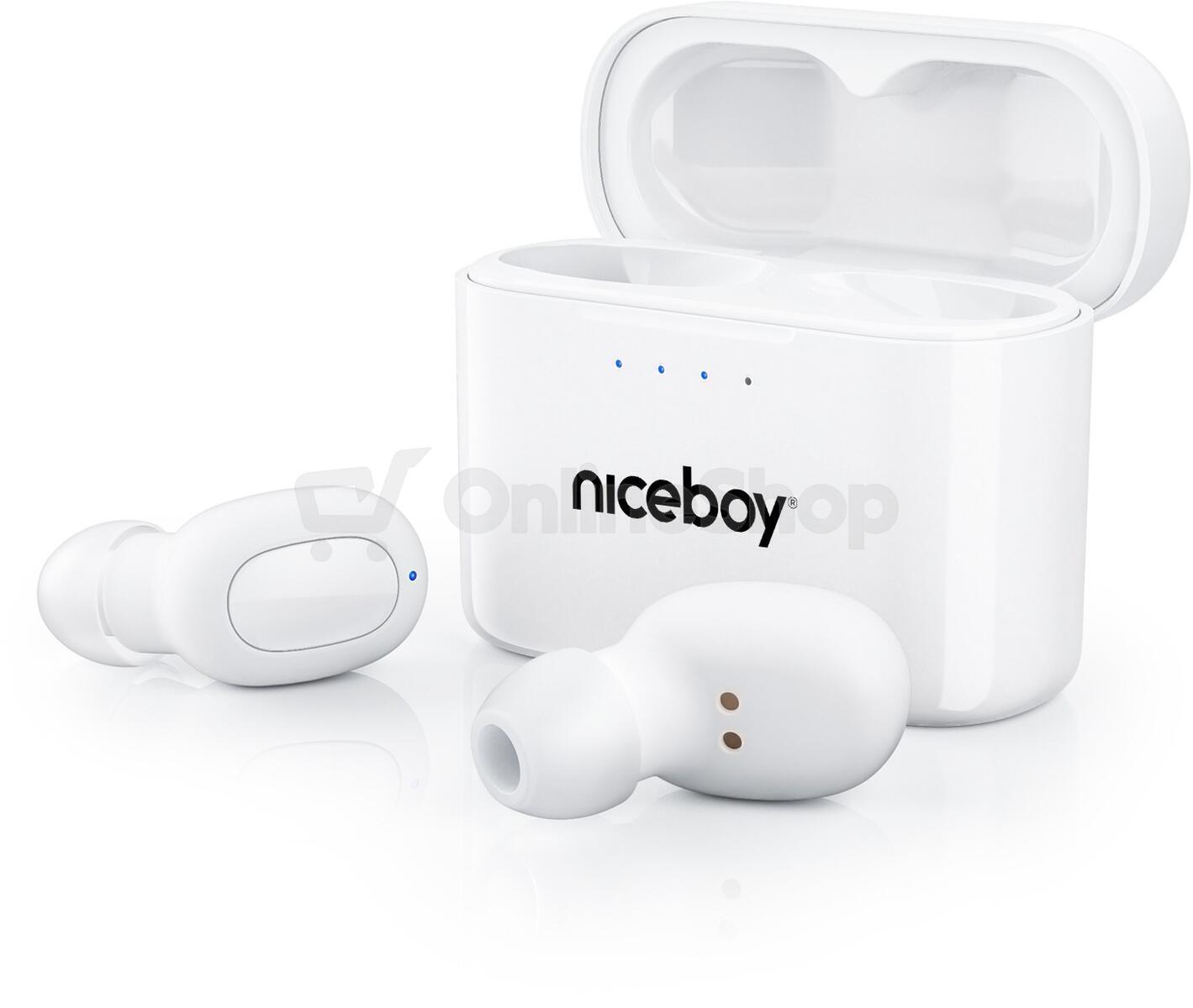 Bezdrátová sluchátka Niceboy Podsie 4 White